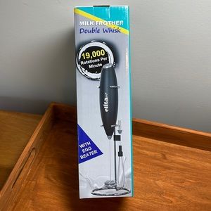 Brand new in box milk frother and egg beater too!